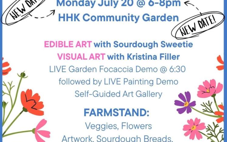 Art in the Garden event